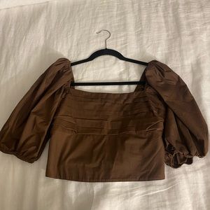 Abercrombie Puff Sleeve Top